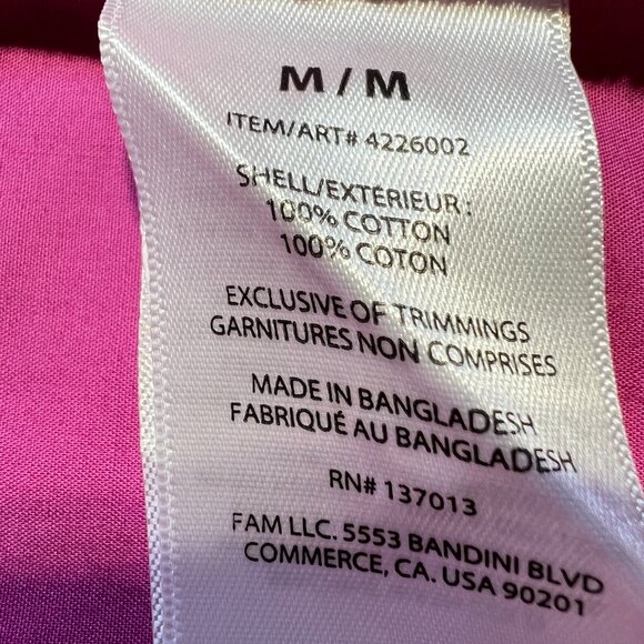 💖 Banana Republic Bold Pink  100% Cotton Button-Down – Effortless Chic Size M💐 - Picture 8 of 12